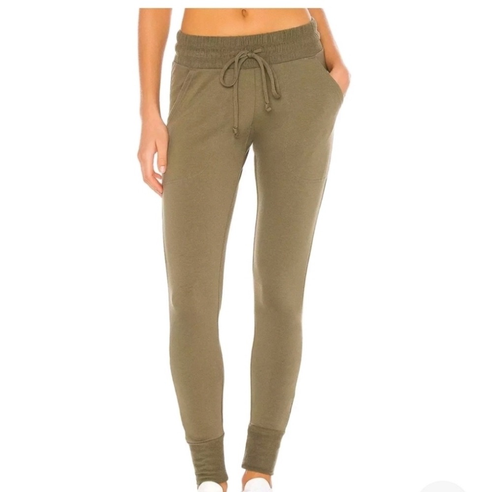 LIKE NEW FP Movement By Free People Olive Green Women’s Skinny Joggers Size Lg